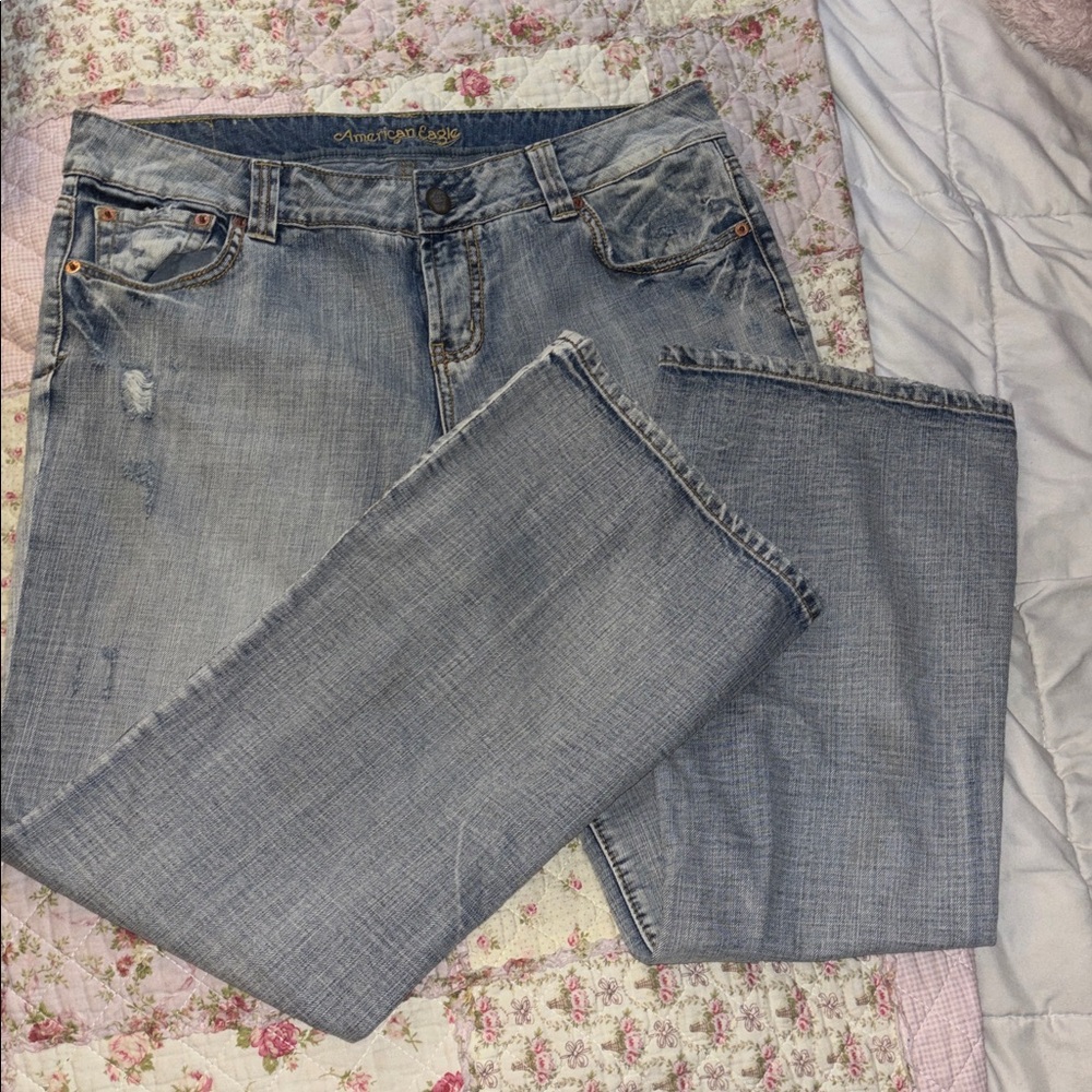 Y2K American Eagle Low Rise Boyfriend Bootcut Jeans
